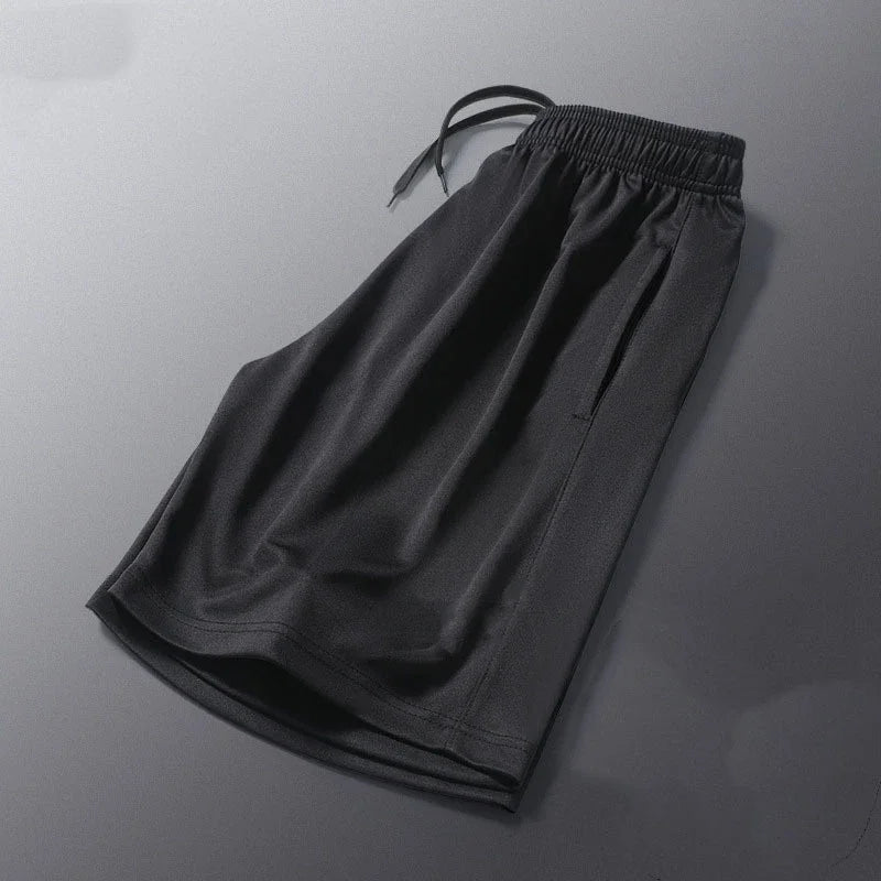 Men’s Loose Fit Striped Printing Athletic Shorts