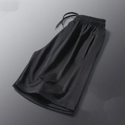 Men’s Loose Fit Striped Printing Athletic Shorts