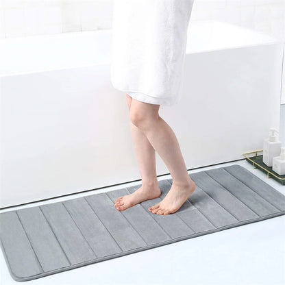 Non-Slip Memory Sponge Bathroom Mat