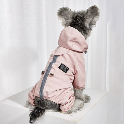 Manteau imperméable pour chien – Combinaison imperméable pour animal de compagnie.