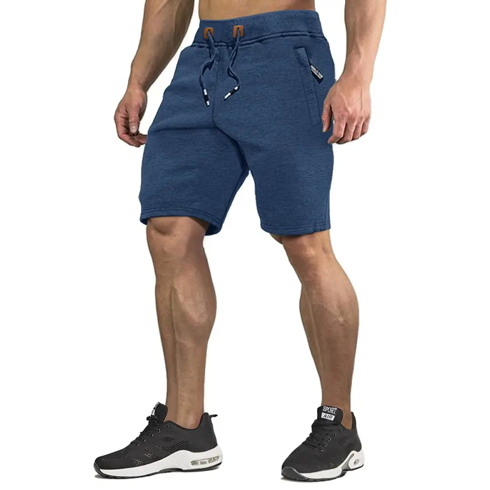 Short de course à taille élastique pour hommes