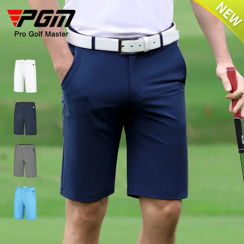 Short de golf en coton rafraîchissant pour hommes