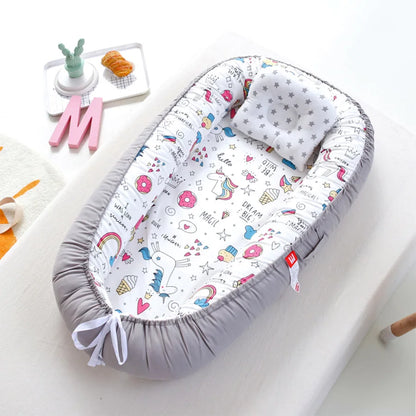 Nouveau Lit de bébé en coton pour nourrissons et tout-petits, berceau Portable pour