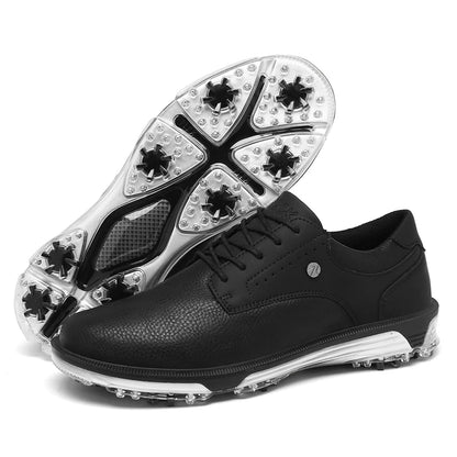 Wasserdichte Herren-Golfschuhe mit rutschfesten Spikes