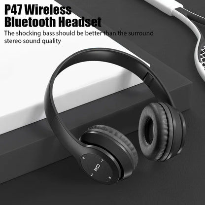 Stereo P47 Bluetooth-Headset – zusammenklappbares kabelloses Sport-Headset