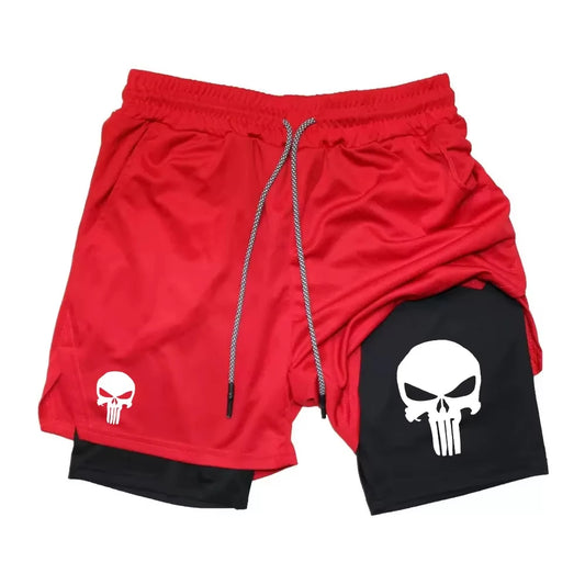 Berserk Anime 2-in-1 Running Shorts for Men
