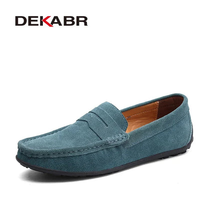 Frühling/Sommer Hochwertige echtes Leder Herren Mokassins Loafers