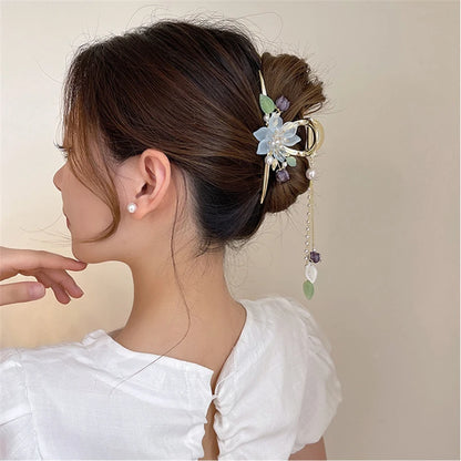 Blumenhai-Clip – Kopfbedeckung, Haarschmuck