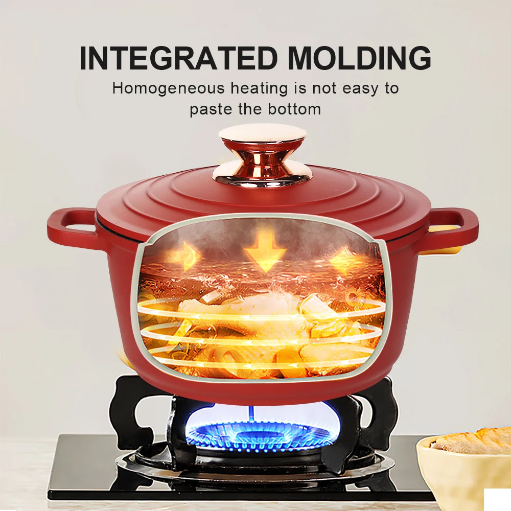 Batterie de cuisine portative en aluminium