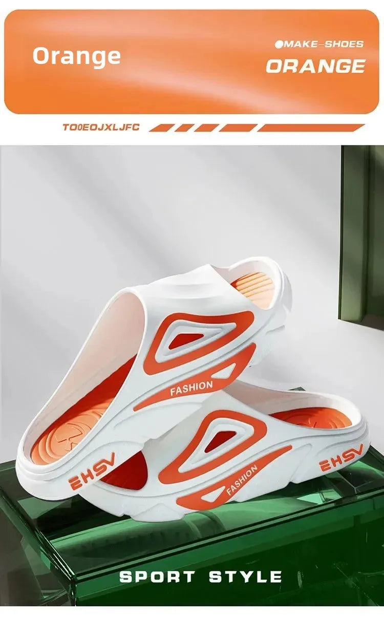 Lässige Slipper mit dicker Sohle für den Innen- und Außenbereich