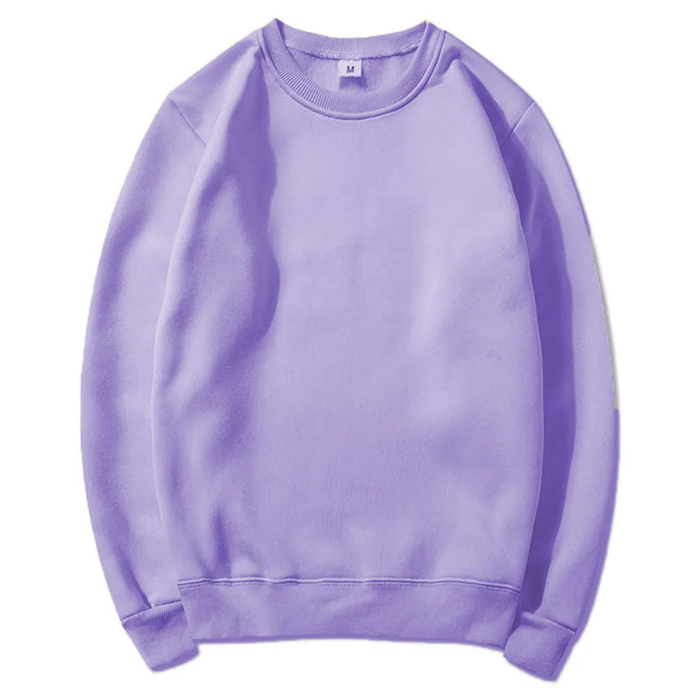 Women Streetwear Solid Hoodie Sweatshirts