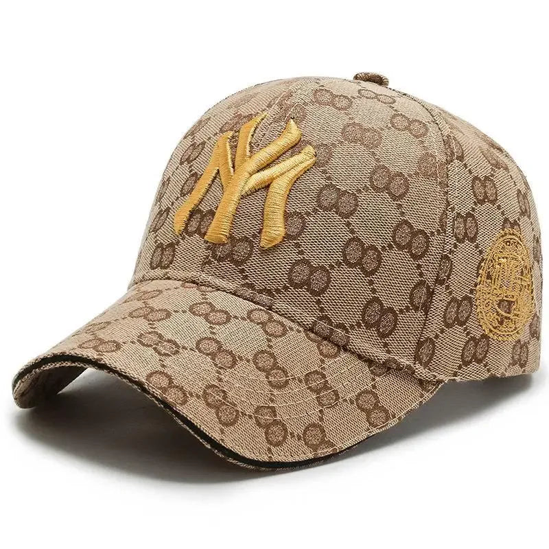 Casquette de baseball unisexe en coton avec protection solaire extérieure, ajustable et brodée