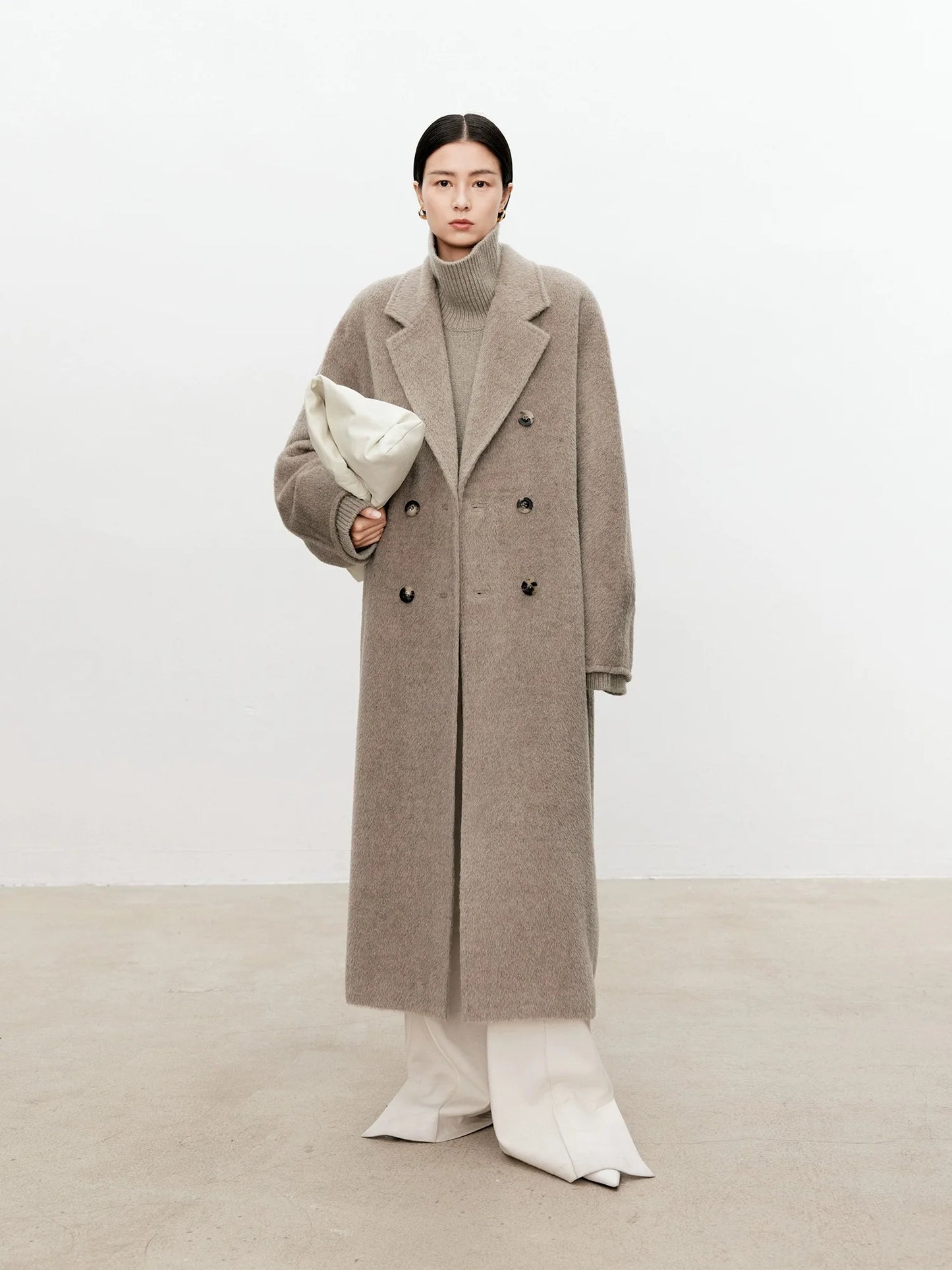 Schicker übergroßer Rollkragenpullover für Damen