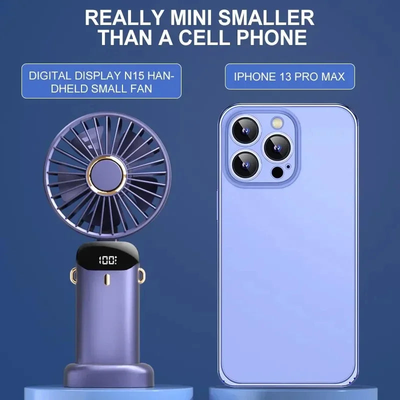 USB Rechargeable Neck Hanging Mini Fan