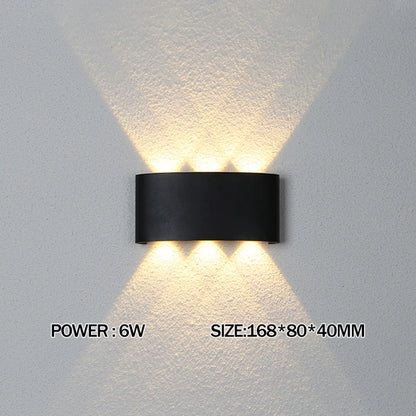 Wasserdichte LED-Wandleuchte für den Außenbereich