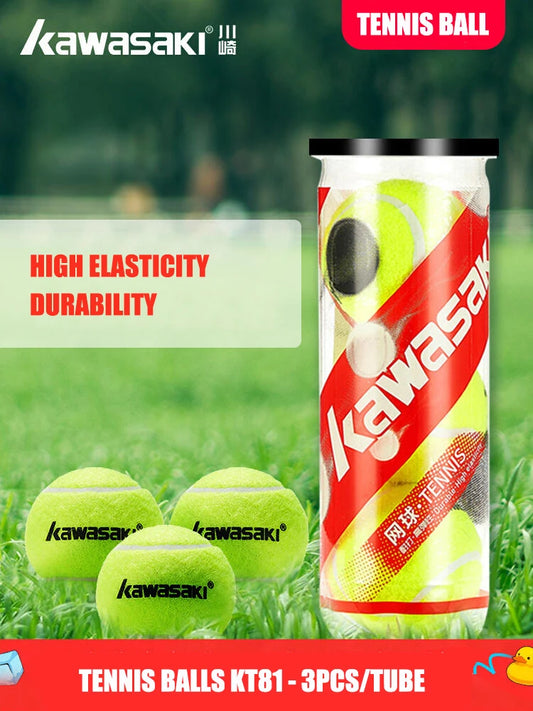 Kawasaki 3PCS High Elasticity Tennis Balls