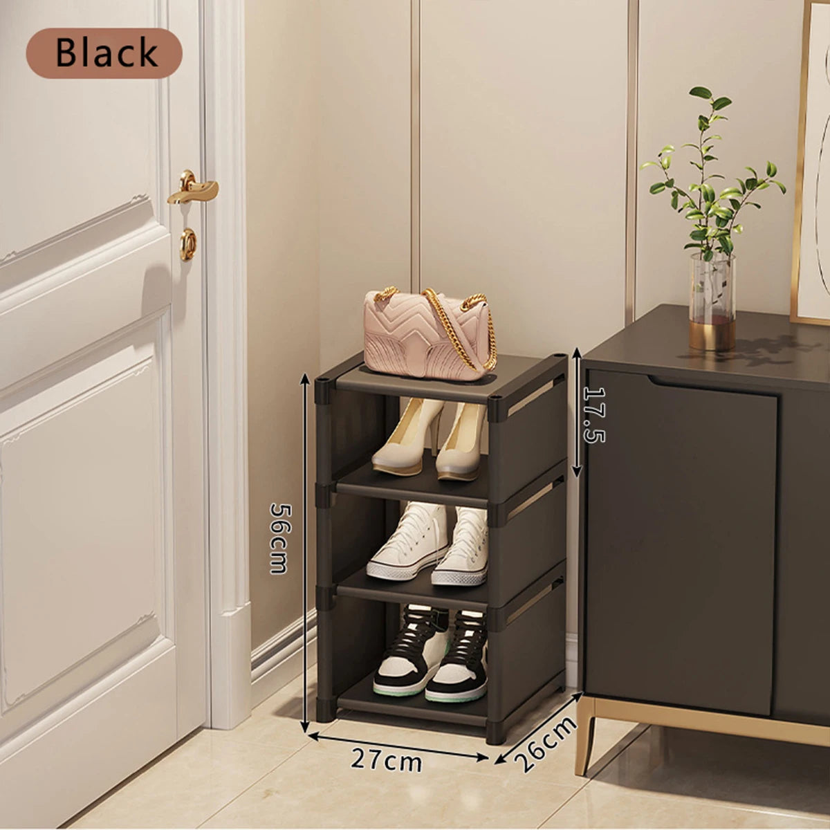 Mehrschichtiger, staubdichter Schuhschrank-Organizer