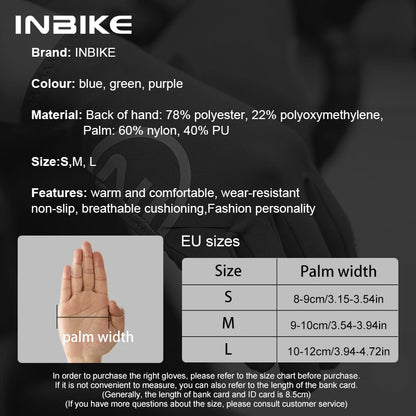 INBIKE Thermal Autumn Winter Cycling Gloves