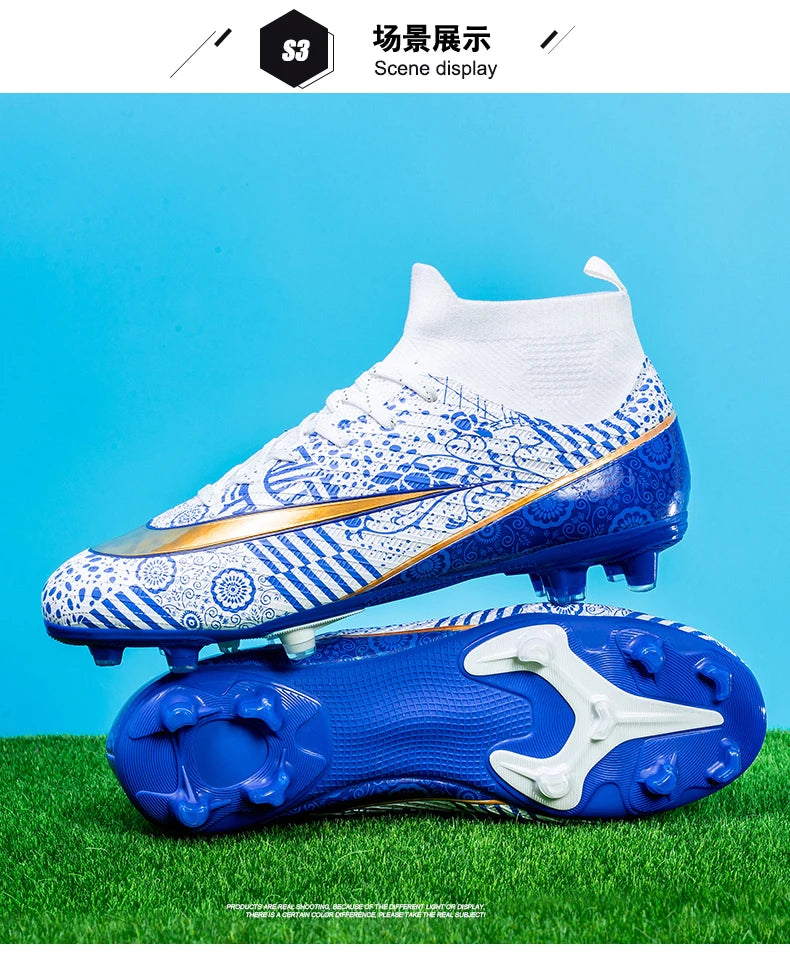 Men's Anti-Skid Grass Football Boots