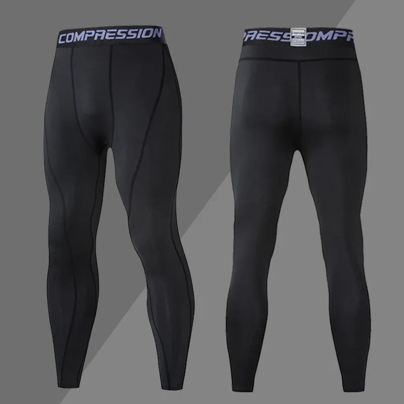 Leggings serrés de course pour hommes