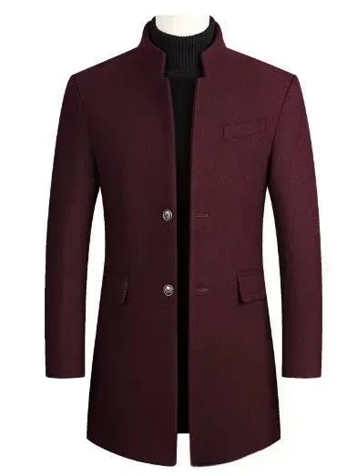 Veste cardigan en laine coupe slim élégante pour homme