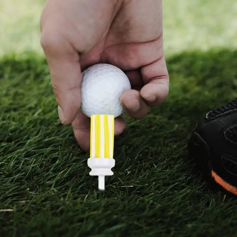 Unbreakable Brush Golf Tees – Low Friction Plastic Tee