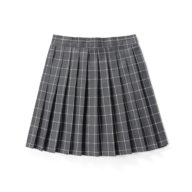 Jolie mini-jupe à carreaux Harajuku