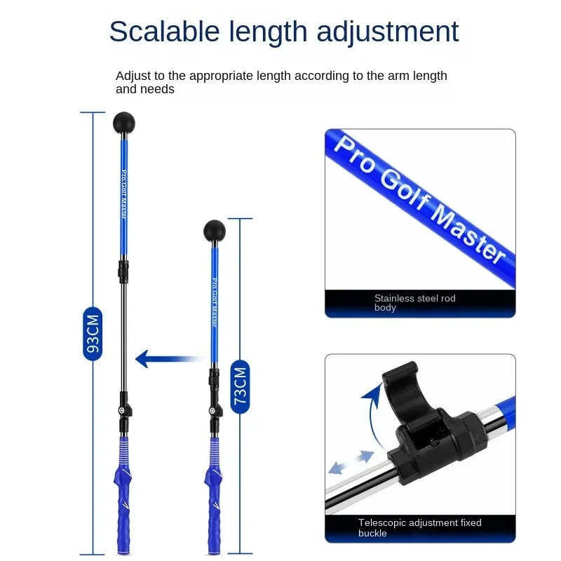 Golfschwungtrainer Klappkorrektur