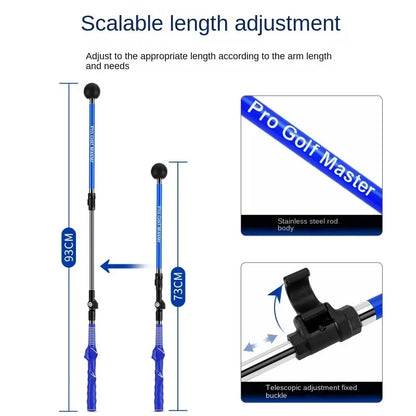 Golfschwungtrainer Klappkorrektur