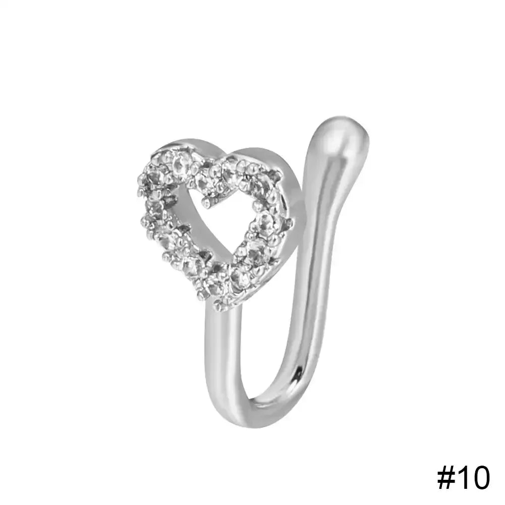 Women's Delicate Fake Piercing Nose Clip