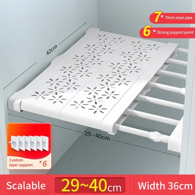 Multi-Layer Dustproof Wardrobe Storage Rack