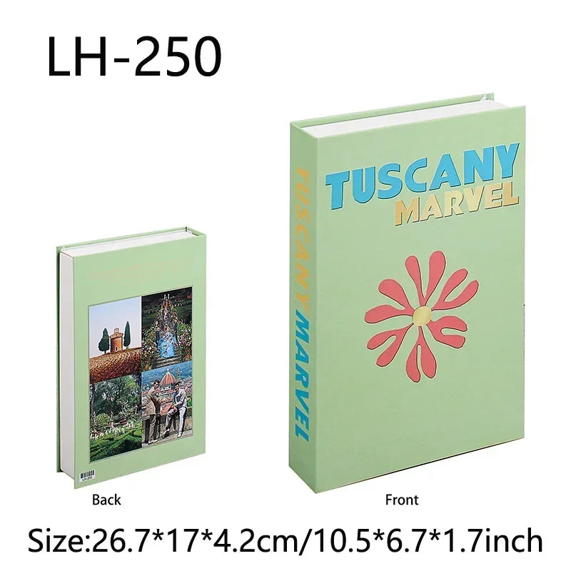 Coffee Table Home Decoration Fake Books Storage Box