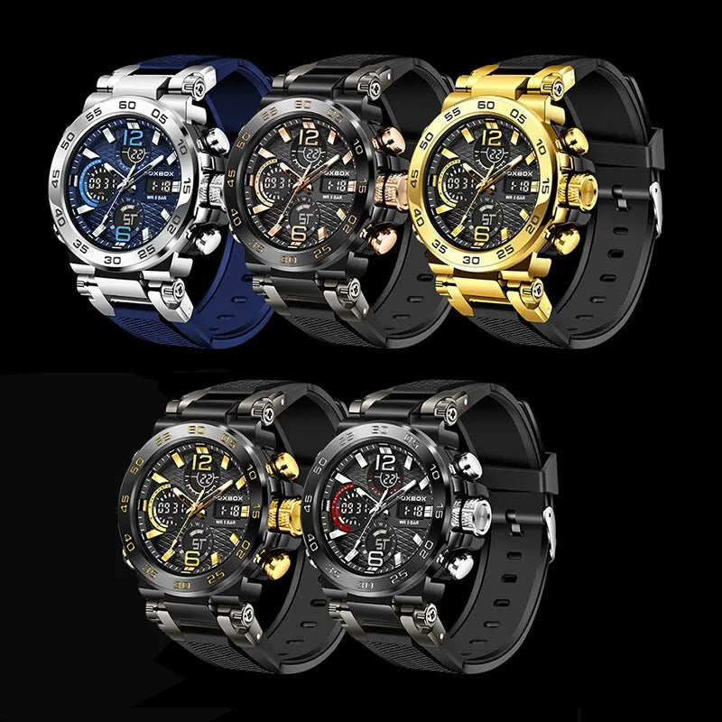 Herrenuhr – Herren-Sport-wasserdichter Militär-Chronograph