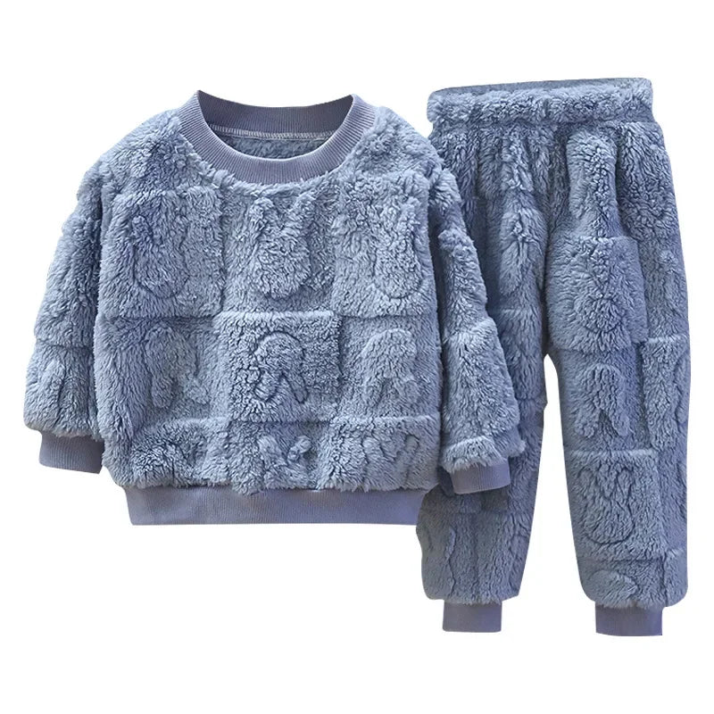 Cozy Kids' Pajama Set for Winter