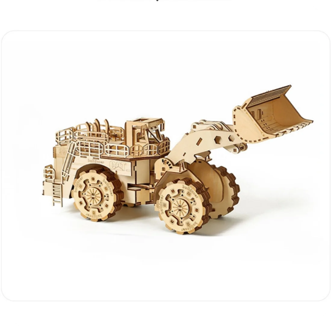 3D Wooden Puzzle kids Toys Movable Truck Crane