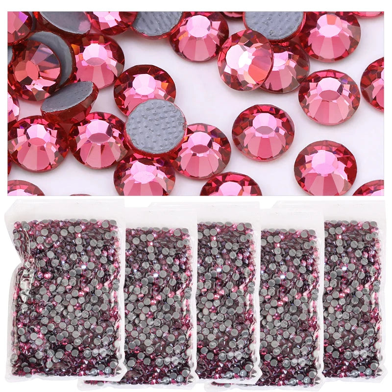 Strass pailletés à dos plat pour nail art, accessoires de décoration pour robe