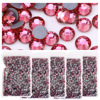 Strass pailletés à dos plat pour nail art, accessoires de décoration pour robe
