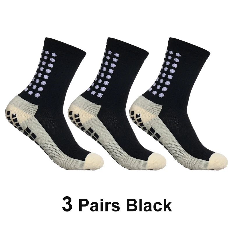 Atmungsaktive Fußballsocken für Herren mit Wabenstruktur und Grip