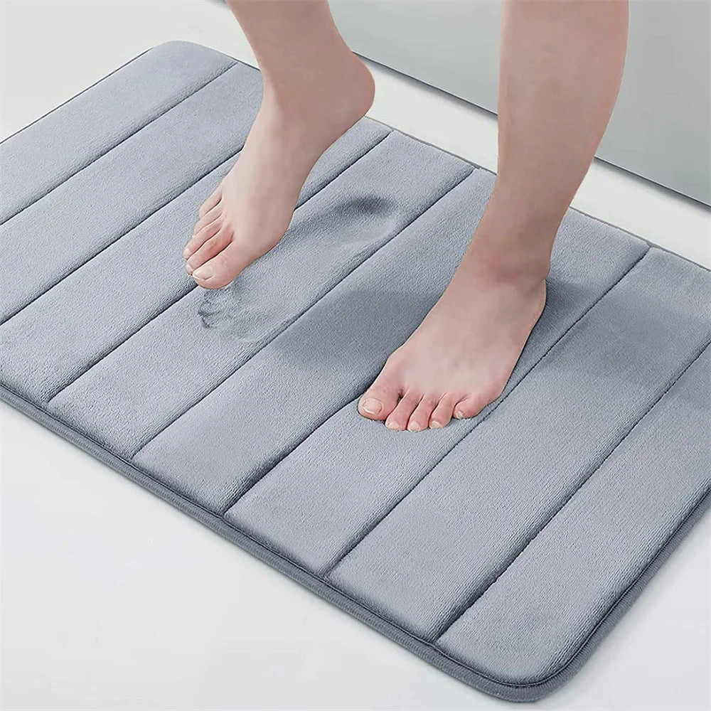 Non-Slip Memory Sponge Bathroom Mat