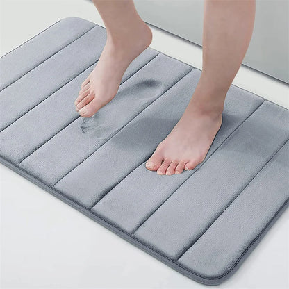 Non-Slip Memory Sponge Bathroom Mat