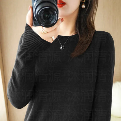 Cashmere Crew Neck Pullover Sweaters