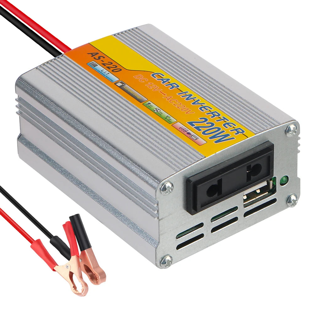 220W USB Port Portable Solar Power Inverter
