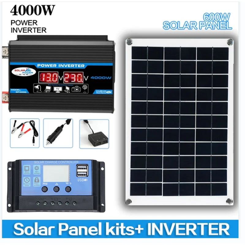 Complete Solar Panel Kit With Battery And Inverter