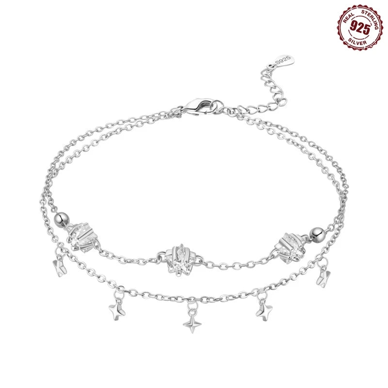 Bohemian Simulated Pearl Gold Anklet Bracelet for Women