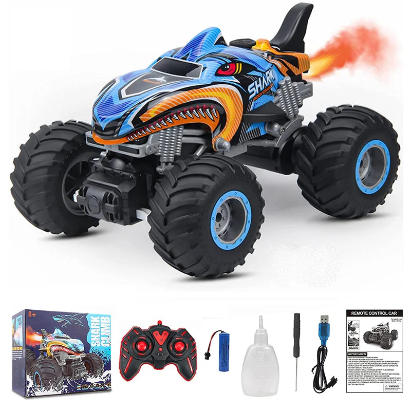 Monster Shark RC Stunt-Auto mit Sound und Licht