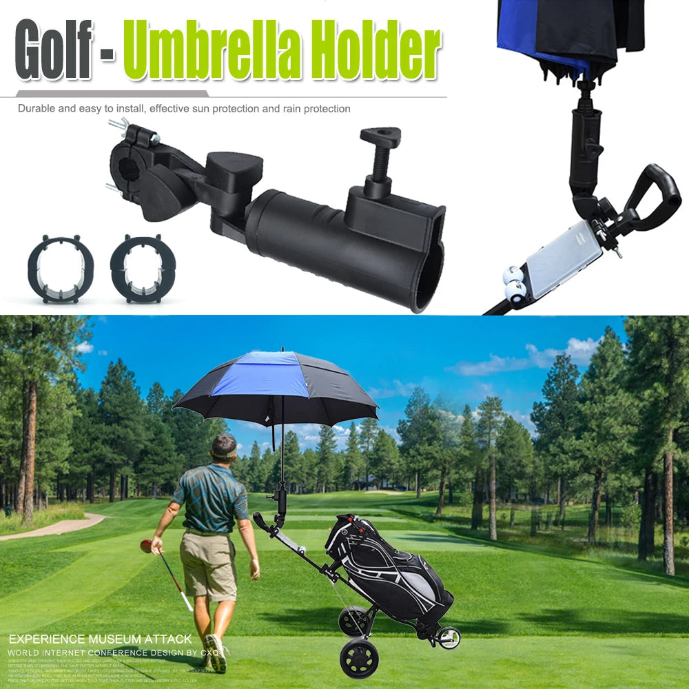 Supports de parapluie universels pour chariot de golf à 3 roues