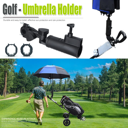 Supports de parapluie universels pour chariot de golf à 3 roues