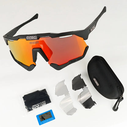 Photochromic Polarized Cycling Sunglasses UV400 – Lightweight Sports Glasses