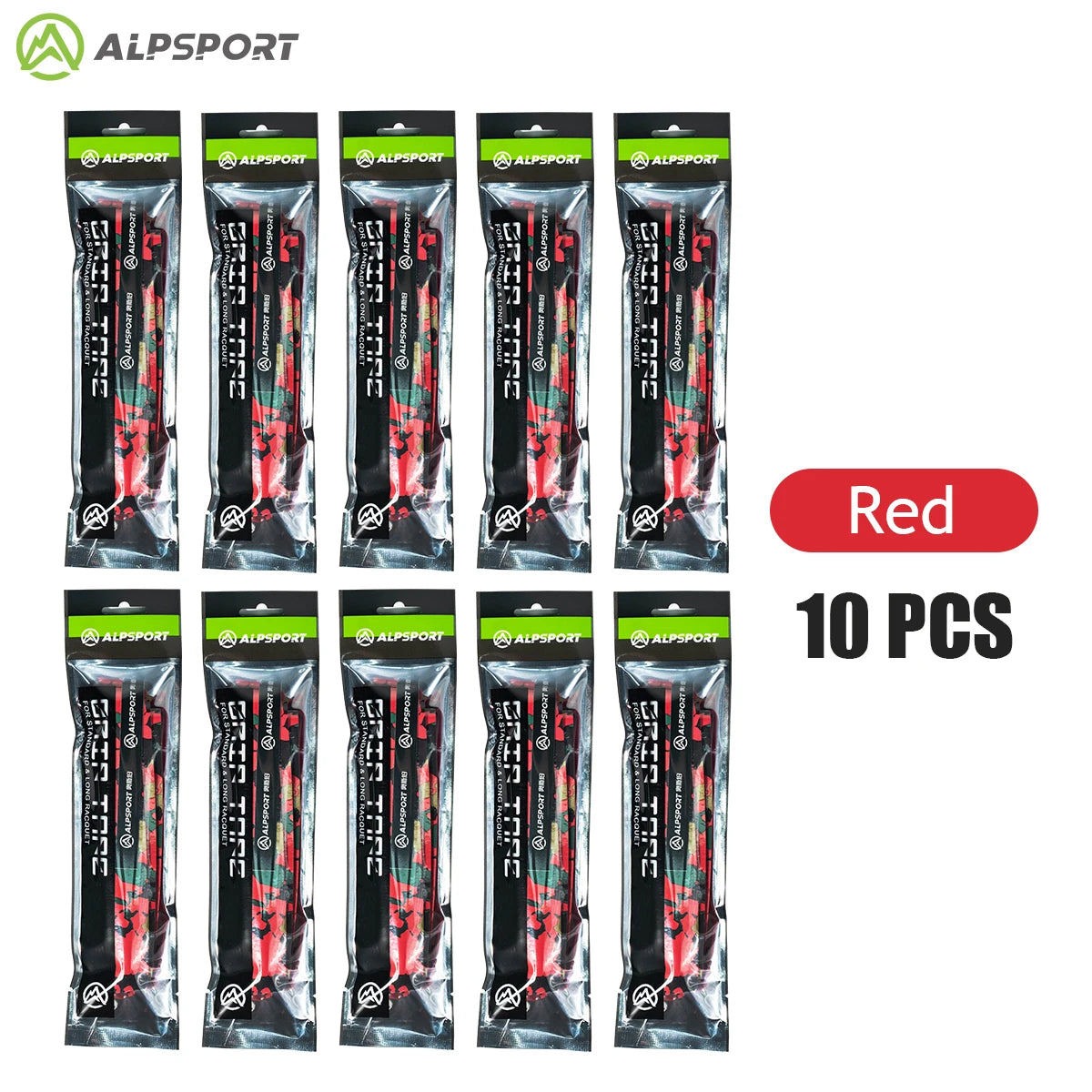 10Pcs Anti-Slip Racket Handle Tennis Grip Tape