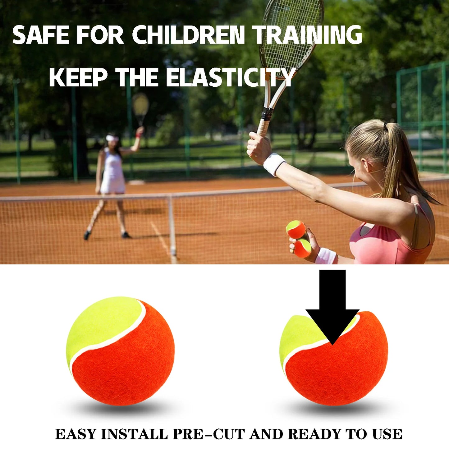 Kids' Tennis Balls: Soft & Low Compression